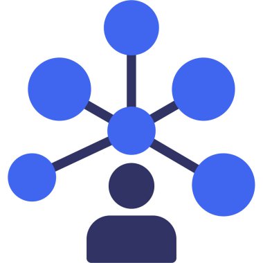 ağ bağlantı vektörü simgesi