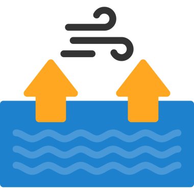 Su. Web simgesi basit illüstrasyon