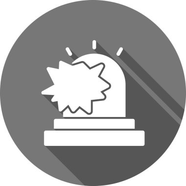 Patlama. Web simgesi basit tasarım