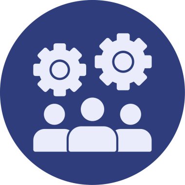 İş ve finans simgesinin vektör illüstrasyonu