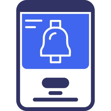 Akıllı telefon. Web simgesi basit illüstrasyon