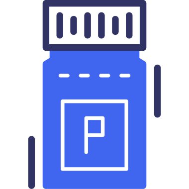 Otopark simgesi ile doldurulmuş - özet biçimi