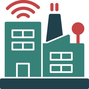 bina simgesi, vektör illüstrasyonu