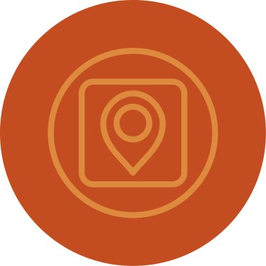 Projeniz için vektör konumu simgesi