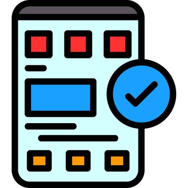 Dolu - taslak biçimdeki kontrol simgesini kontrol et