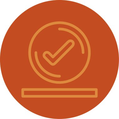 Modern simgenin vektör illüstrasyonu