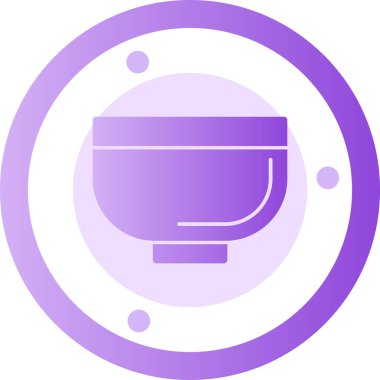 Gaz sobası simgesinin vektör illüstrasyonu