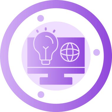 Yenilikçi vektör çizgisi simgesinin eşsiz fikri