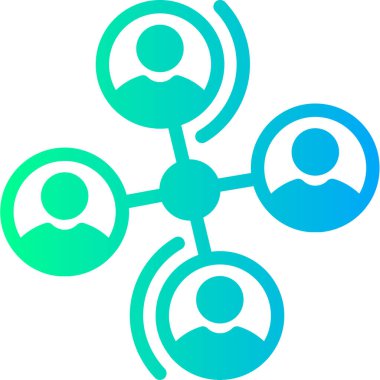 şebeke. Web simgesi basit illüstrasyon