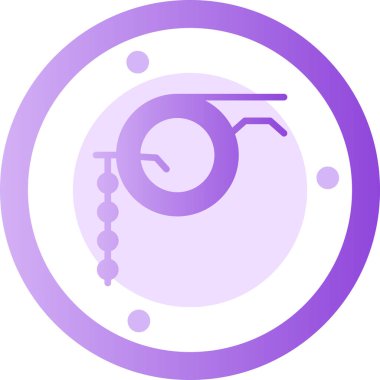 Saat. Web simgesi basit illüstrasyon