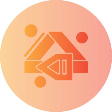 Yapı simgesinin vektör illüstrasyonu