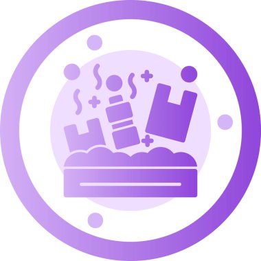 Parti. Web simgesi basit illüstrasyon