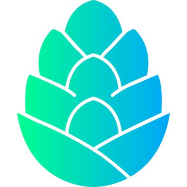 Yaprak vektör simgesi modern basit illüstrasyon