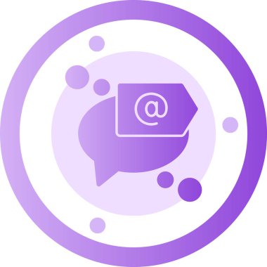 E-posta. Web simgesi basit illüstrasyon