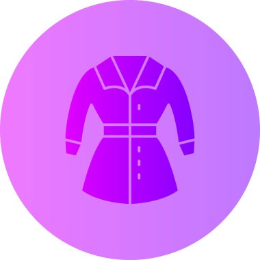 Bir kadın simgesinin vektör illüstrasyonu