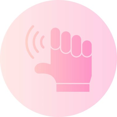 Dokunma simgesinin vektör illüstrasyonu