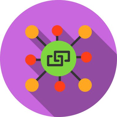 Seo simgesinin vektör illüstrasyonu