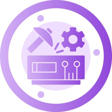 Seo simgesinin vektör illüstrasyonu