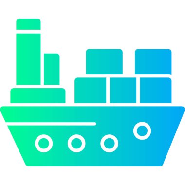 Sevkiyat. Web simgesi basit illüstrasyon