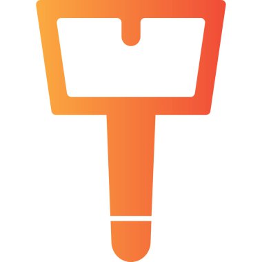 Fırça simgesi vektör illüstrasyonunu boya