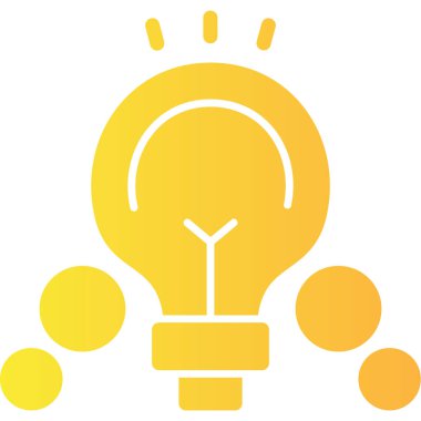 ampul simgesi vektör illüstrasyonu