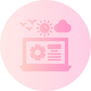 seo modern simgesinin vektör illüstrasyonu