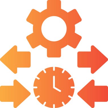 dişli simgesi, vektör çizimi