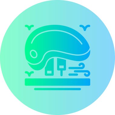 Modern bir simgenin vektör illüstrasyonu