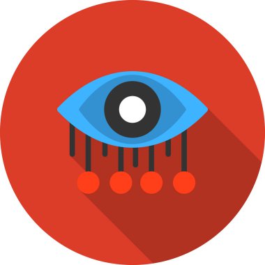 vektör illüstrasyonu, göz simgesi, element