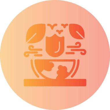 Bir kadın simgesinin vektör illüstrasyonu