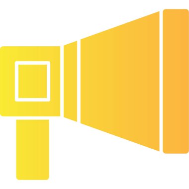 Megafon ikonu vektör illüstrasyonu