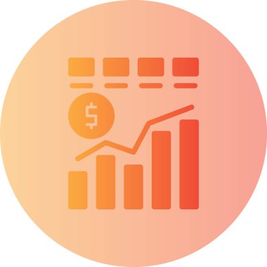 İş grafiği vektör illüstrasyonu