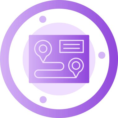 vektör gps harita simgesi