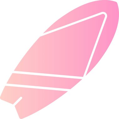 Bir tekne simgesinin vektör illüstrasyonu