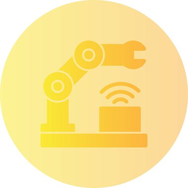 robot ikon vektör illüstrasyonu