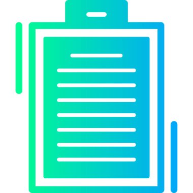 Belge. Web simgesi basit illüstrasyon