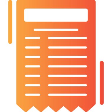 Kağıt yaprağının vektör simgesi