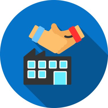 bina evi simgesi düz stil