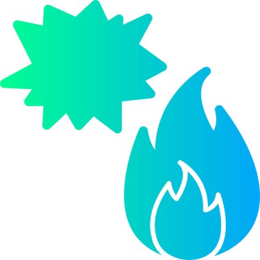 ateş ikonu vektör illüstrasyon tasarımı