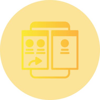 kullanıcı & raporu için iş yönetimi dairesi simgesi