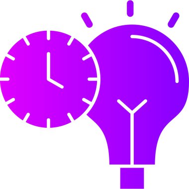 Saat. Web simgesi basit illüstrasyon