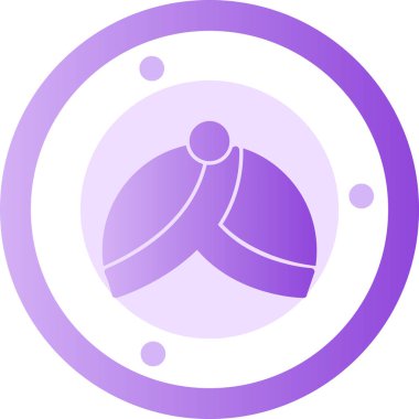 Bir insan simgesinin vektör illüstrasyonu