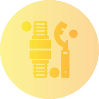 Tornavida. Web simgesi basit illüstrasyon