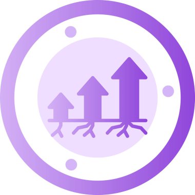 Bitki. Web simgesi basit illüstrasyon