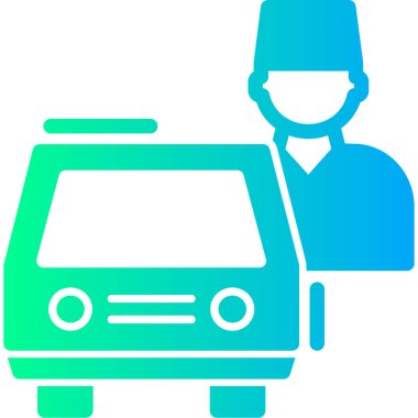 Taksiyle. Web simgesi basit illüstrasyon