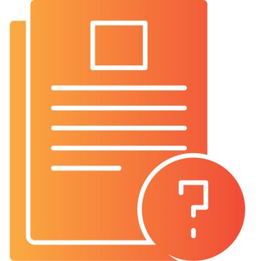 vektör soru işareti simgesi simgesi