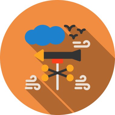 Cadılar Bayramı düz simgesi, vektör illüstrasyonu