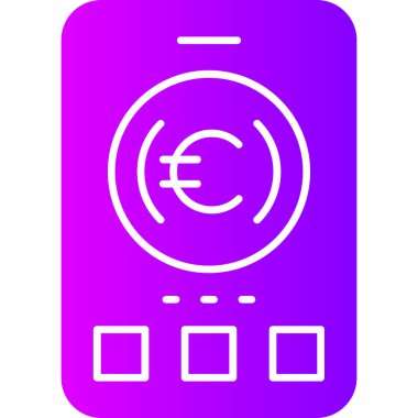 vektör cep telefon simgesi