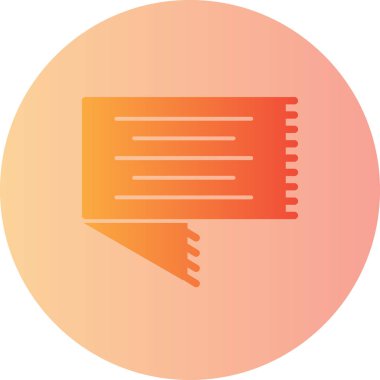 Bir kalem simgesinin vektör illüstrasyonu