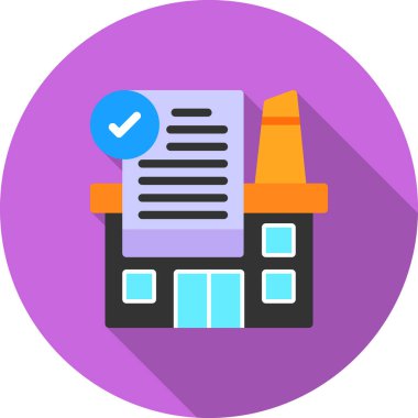 Belge. Web simgesi basit illüstrasyon